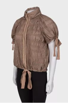 Short -sleeve windbreaker