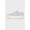 Wheel textile sneakers