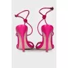 Slingbacks on stud with thin straps