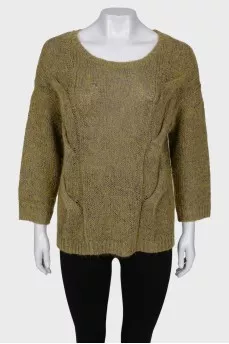 Short sleeve sweater