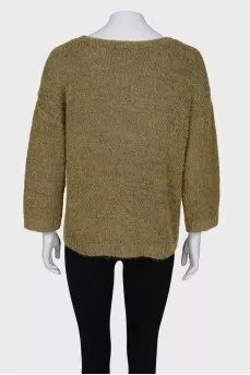 Short sleeve sweater