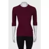 Cashmere Burgundy Sweater