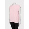 Knitted pink t-shirt