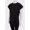 T-shirt with tie on waist