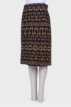 Skirt with print