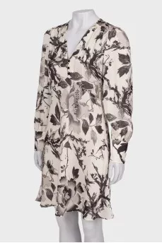 Dress in floral print