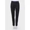 Black classic slimmed pants