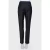 Black classic slimmed pants