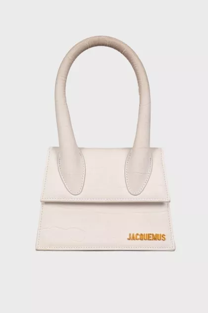 Leather beige bag Le Chiquito