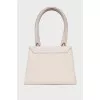 Leather beige bag Le Chiquito