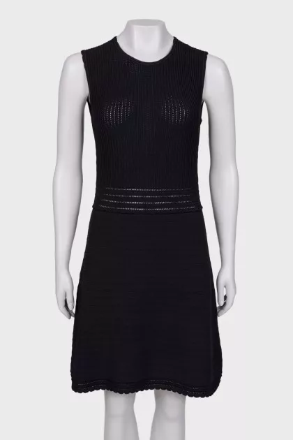 Black mini dress