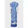 Wrap maxi dress with pockets