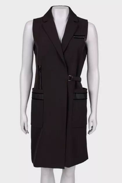 Wrap dress with pockets