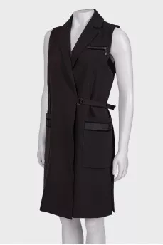 Wrap dress with pockets