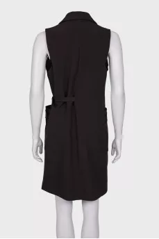 Wrap dress with pockets