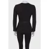 Fitted zipper top