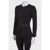 Fitted zipper top