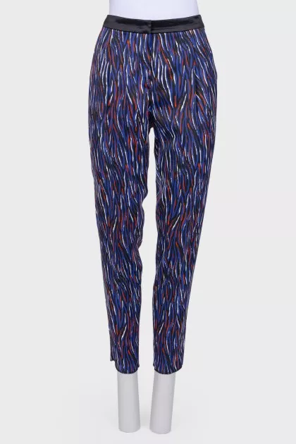 Striped Print Pants