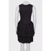 Black dress with volans