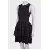 Black dress with volans