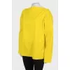 Yellow blouse on rivets