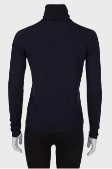 Black wool golf