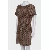 Leopard print dress