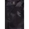Black jeans with textile belt