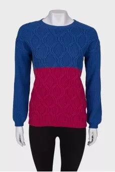 Knitted wool sweater