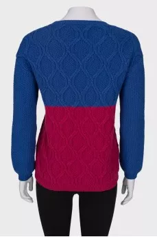 Knitted wool sweater