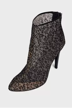 Ankle boot fish net