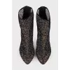 Ankle boot fish net