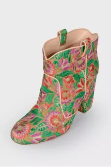 Embroidered boots Pete