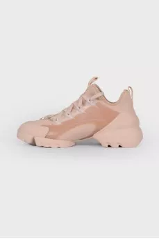 Beige sneakers D-CONNECT