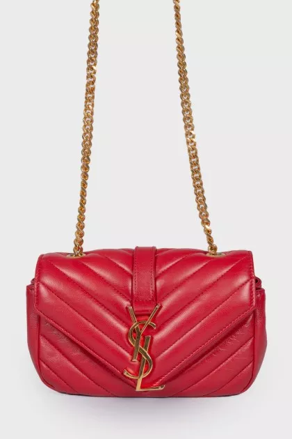 Red bag Classic Baby Monogram Chain