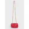 Red bag Classic Baby Monogram Chain