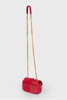 Красная сумка Classic Baby Monogram Chain