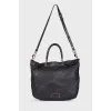 Black shoulder bag
