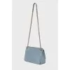 Blue flap bag
