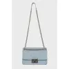 Blue flap bag