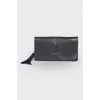Soho leather clutch