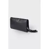 Soho leather clutch