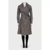Grey wrap dress