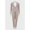 Light gray wool jumpsuit