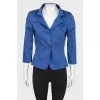 Blue fitted jacket