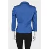 Blue fitted jacket