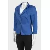 Blue fitted jacket