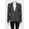 Gray wool jacket