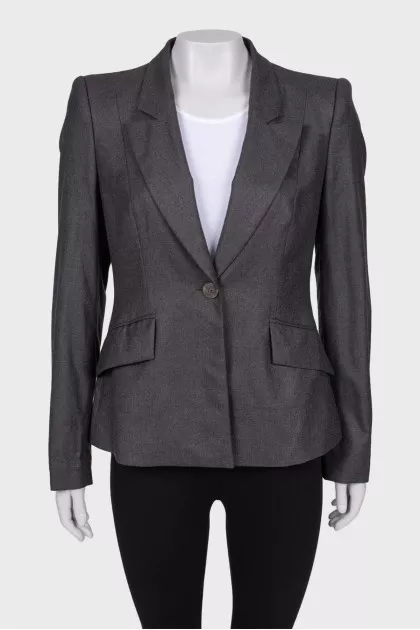 Gray wool jacket