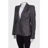 Gray wool jacket